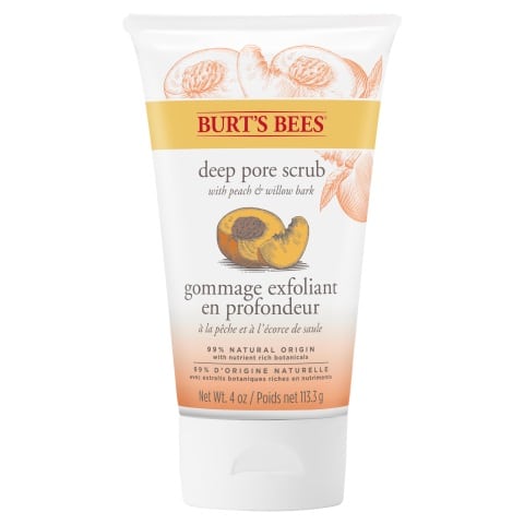 Burt's Bee Peach & Willow Bark Deep Pore Scrub