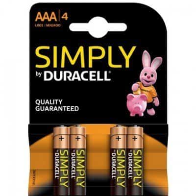 Duracell Batterijen AA 4-pack