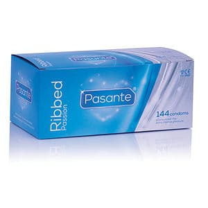 Pasante Ribbed Condooms Voordeelverpakking 144st