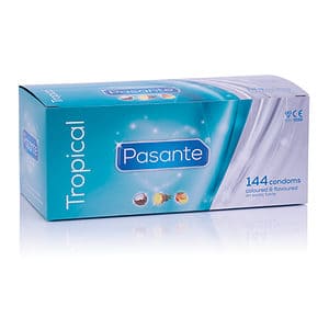 Pasante Tropical Condooms Voordeelverpakking 144st