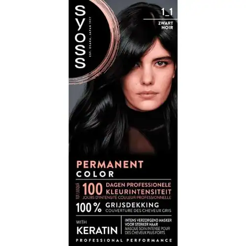 Syoss Color Creme Haarverf 1-1 Zwart