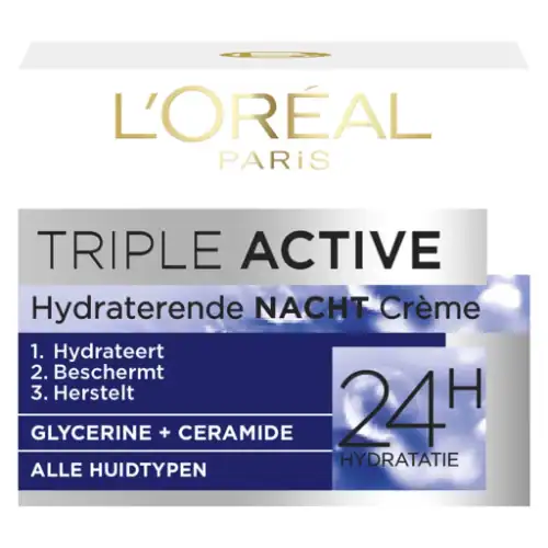 LOreal Triple Active Nachtcreme Normale Huid