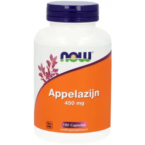 NOW Appelazijn 450mg 180 capsules