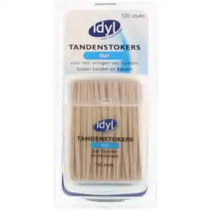 IDYL Tandenstokers Dun met Fluoride en Mintsmaak
