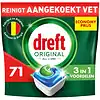 Dreft Vaatwastabletten All-In-One Original 71 stuks