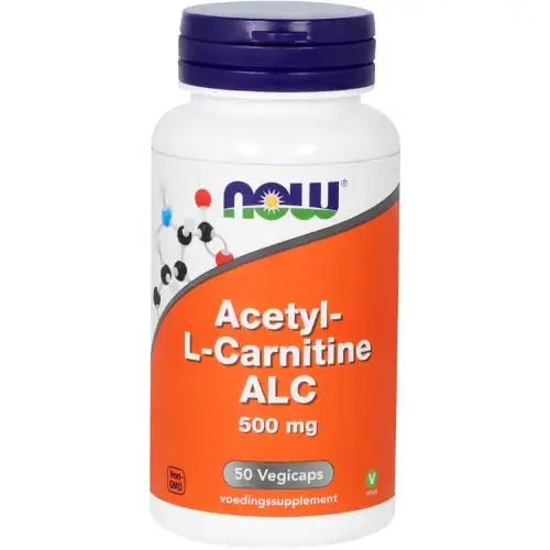 NOW Acetyl-L-Carnitine 500mg 50 vegetarische capsules