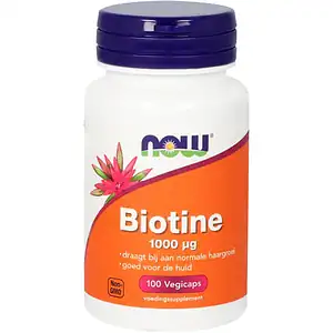 NOW Biotine 1000mcg 100 vegetarische capsules