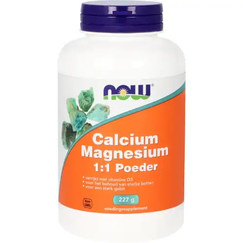 NOW Calcium & Magnesium 1-1 227 gram
