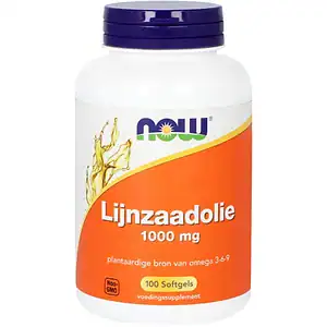 NOW Lijnzaadolie 1000mg 100 softgels