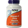 NOW Omega-3 Plus 360mg EPA 240mg DHA 60 softgels
