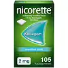 Nicorette Kauwgom 2mg Menthol Mint 105 stuks