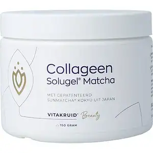 Vitakruid Matcha Collageen Sunmatcha & Solgel 150 gram