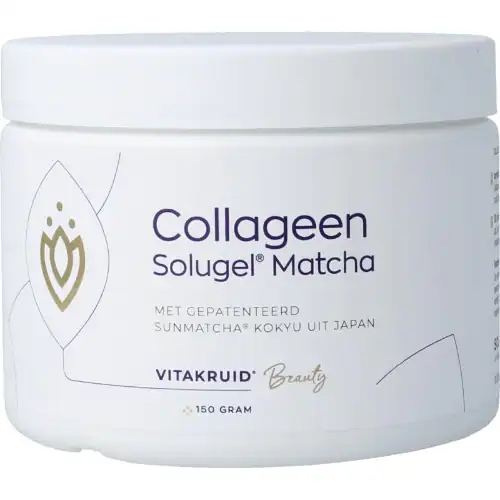 Vitakruid Matcha Collageen Sunmatcha & Solgel 150 gram