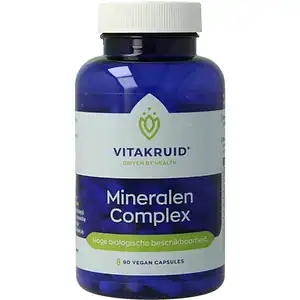 Vitakruid Mineralen Complex met 12 verschillende mineralen 90 vegetarische capsules