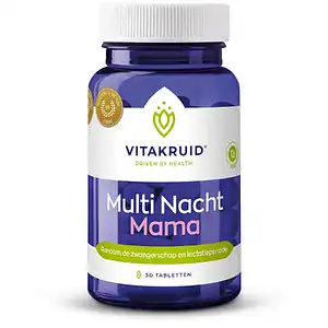 Vitakruid Multi Nacht Mama 100% Vegan 30 tabletten