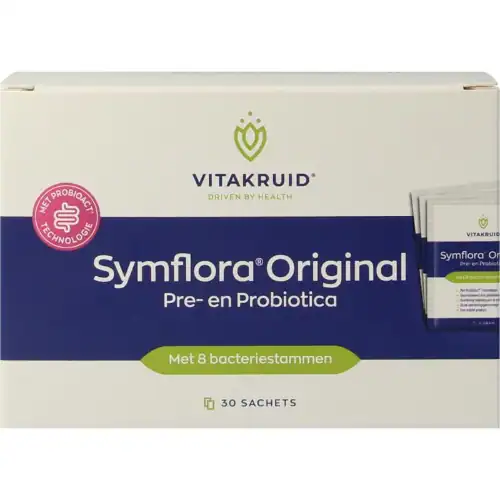 Vitakruid Symflora Original Pre- en Probiotica 8 stammen 30 zakjes