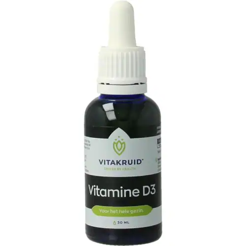 Vitakruid Vitamine D3 5 mcg 200 IE per druppel 30 ml
