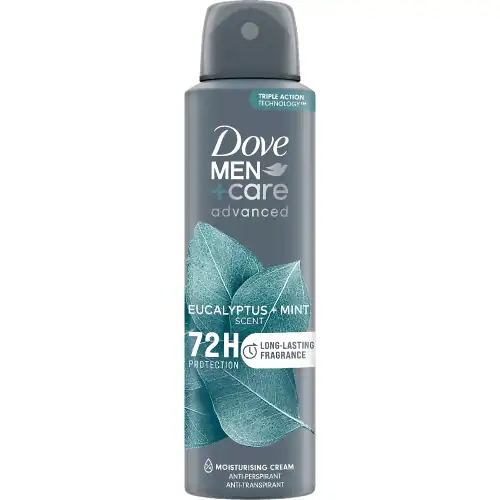 Dove Deospray Men Care Eucalyptus + Mint 72h - Afbeelding 2