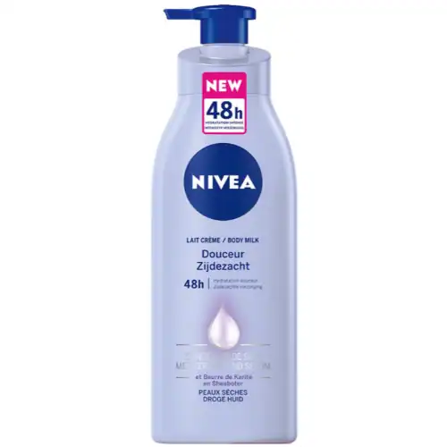 Nivea Body Lotion Zijdezacht Droge Huid met Pomp