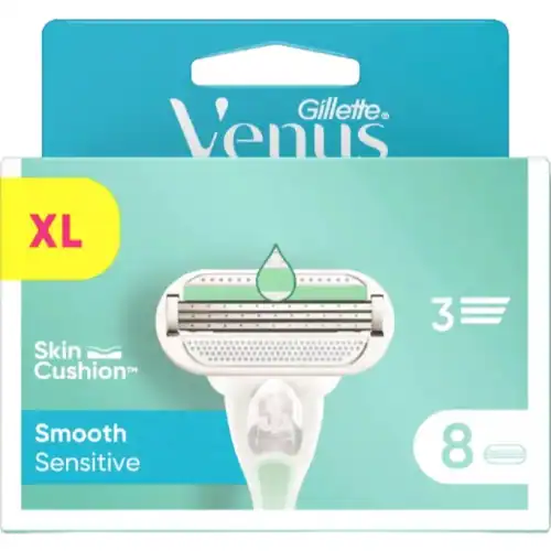 Gillette Venus Smooth Sensitive Scheermesjes 8 stuks