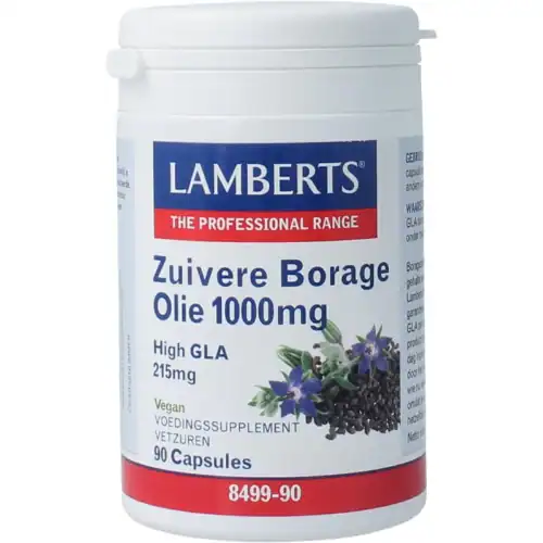 Lamberts Borageolie Starflower 1000 mg 90 vegetarische capsules