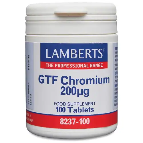 Lamberts GTF chroom 200mcg 100 tabletten