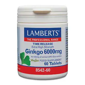 Lamberts Ginkgo 6000 mg 60 tabletten