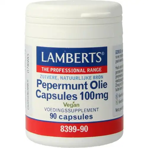 Lamberts Pepermuntolie 100 mg 90 capsules