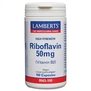 Lamberts Riboflavine 50 mg Vitamine B2 100 vegetarische capsules