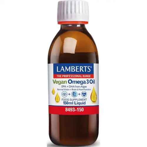 Lamberts Vegan Omega 3 olie 150 ml