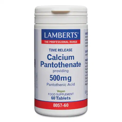 Lamberts Vitamine B5 Calcium Pantothenaat Time Release 60 tabletten