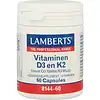 Lamberts Vitamine D3 1000IE en K2 90mcg 60 capsules