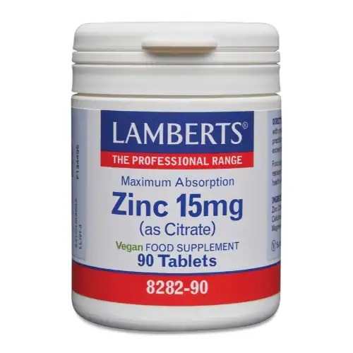 Lamberts Zink Citraat 15 mg 90 tabletten