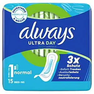 Always Ultra Day Normal Maandverband 3 x Protection 15 stuks