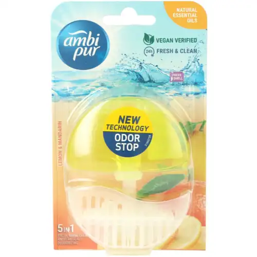 Ambi Pur Toiletblok Lemon & Mandari 5 -in-1 55 ml