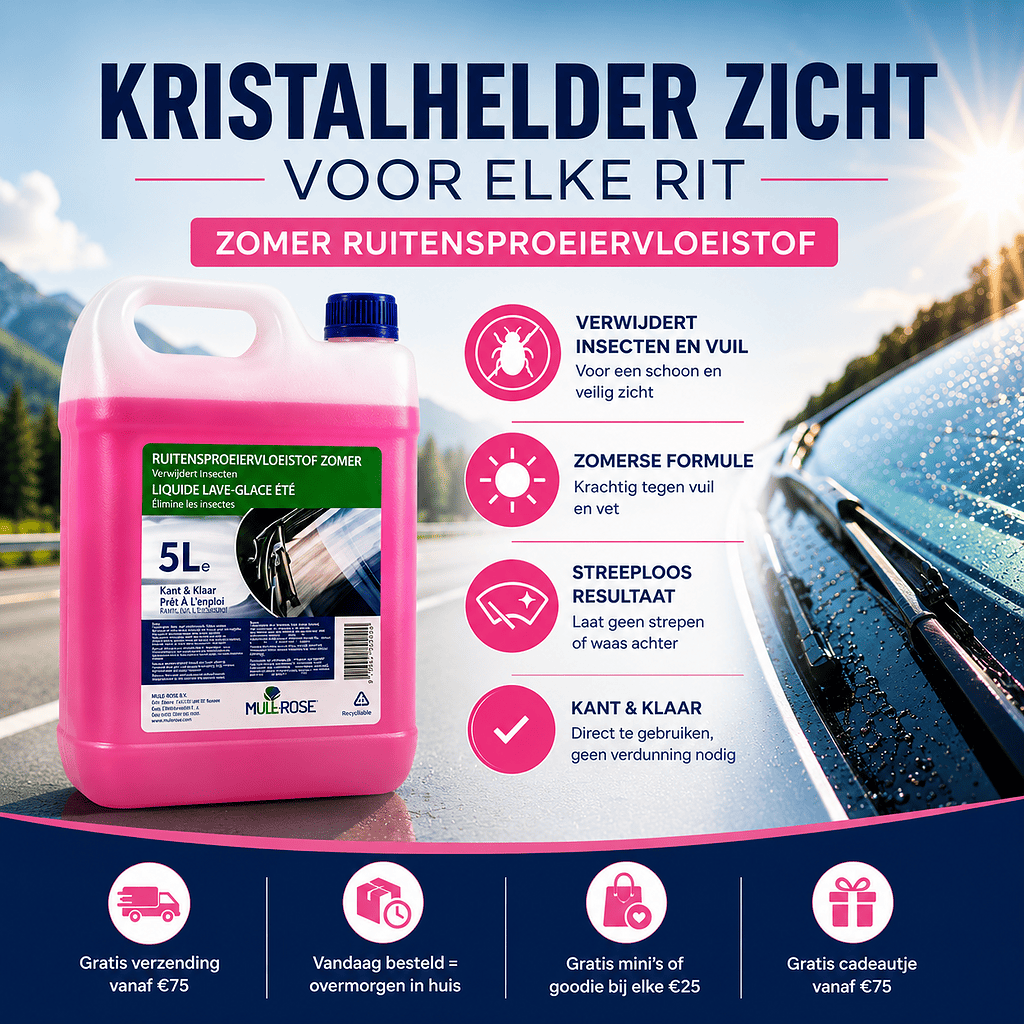 Banner Mullrose zomer ruitenwisservloeistof