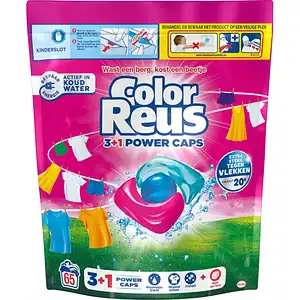 Color Reus Power Caps 3-in-1 wascapsules voor 65 wasbeurten