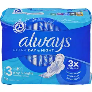 Always Maandverband Long Plus Ultra met Vleugels 10 stuks