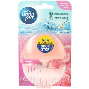 Ambi Pur Toiletblok Wild Rose & Pink Grapefruit 5-in-1 55 ml