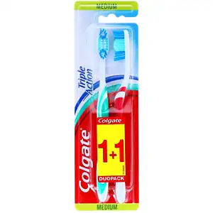 Colgate Tandenborstel Duo Triple Action Medium
