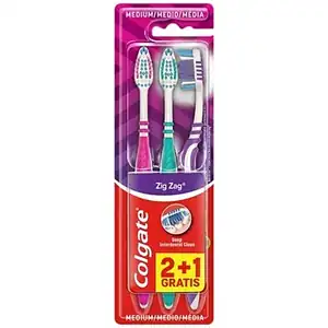 Colgate Tandenborstel Zig Zag Medium 3-pack