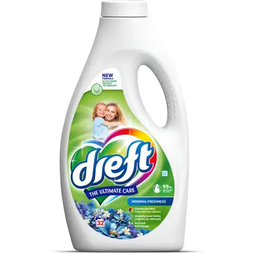 Dreft Vloeibaar Wasmiddel Morning Freshness 1,44 liter a 32 wasbeurten