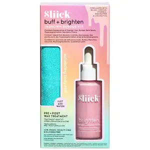 Sliick Pre + Post Wax Treatment Buff + Brighten Kit