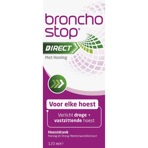 Bronchostop Hoestdrank Direct Met Honing 120 ml