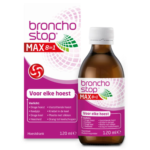 Bronchostop Hoestdrank Max 8-in-1 120 ml