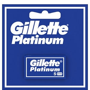 Gillette Platinum Double Edged Scheermesjes 5 stuks