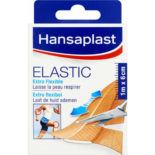 Hansaplast Elastic Pleisters 1m x 6cm