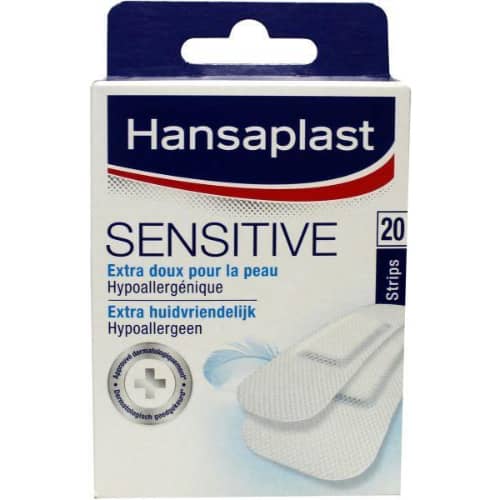 Hansaplast Sensitive Pleisters 20 stuks