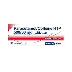 Healthypharm Paracetamol met Coffeïne 500-50mg