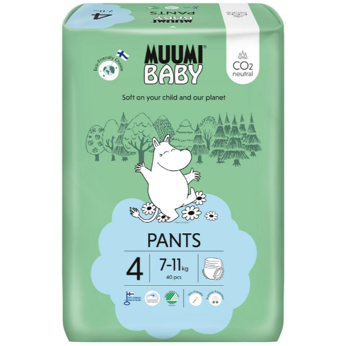 Muumi Baby Baby Luierbroekje 4 7-11kg 40 Stuks